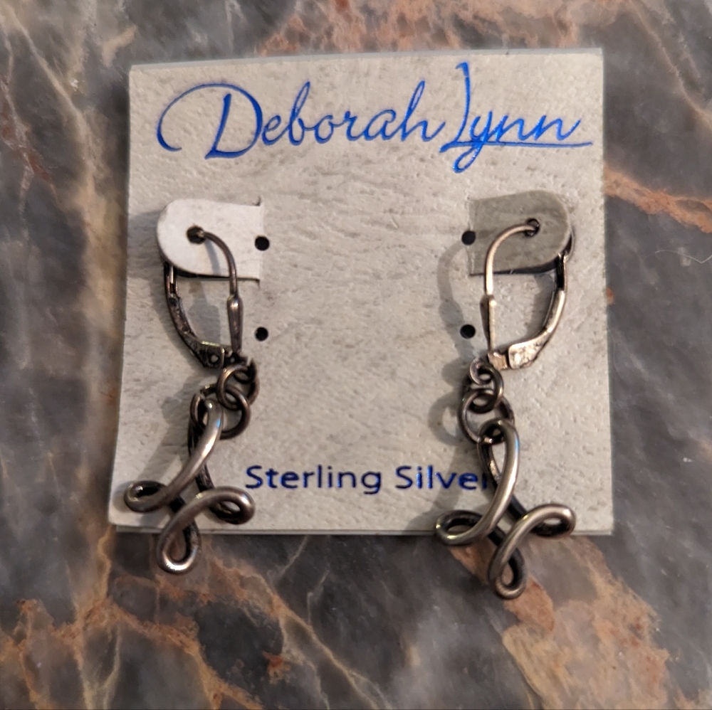 Sterling Silver Cross Earrings